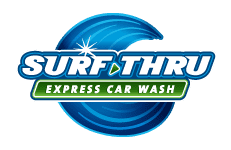 Surf thur express car wash logo.