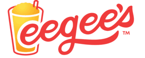 The logo for eegee's ice cream.